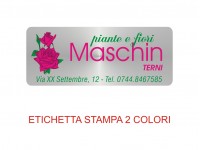 Etichette adesive per fioristi, fiorai e vivaisti (mm 50x20)  (cod.50G)